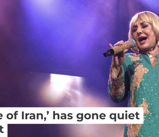 Googoosh performs at Scotiabank Arena on Jan. 17, 2025, in Toronto. Jeremy Chan Photography/Getty Images